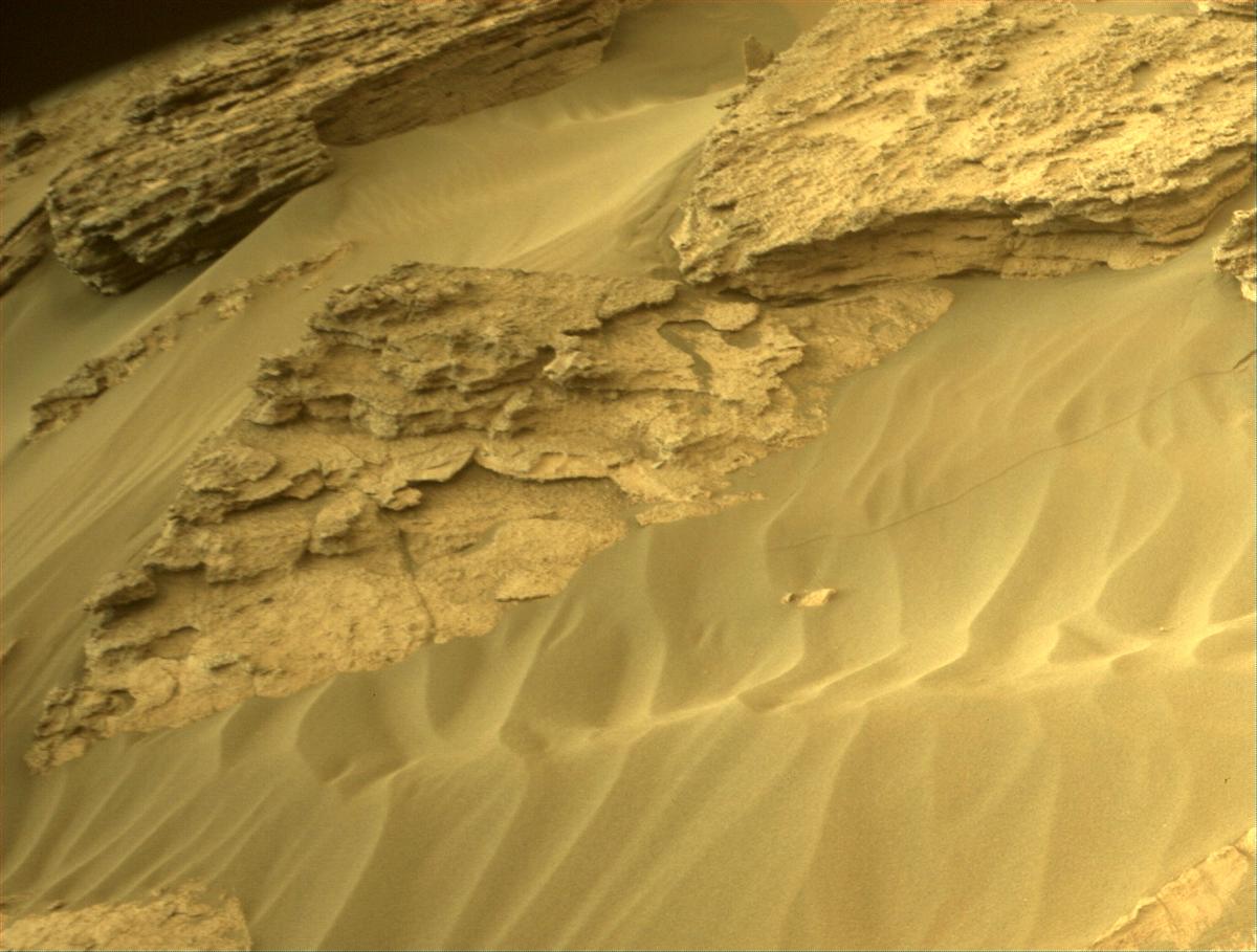 This image was taken by FRONT_HAZCAM_RIGHT_A onboard NASA's Mars rover Perseverance on Sol 490