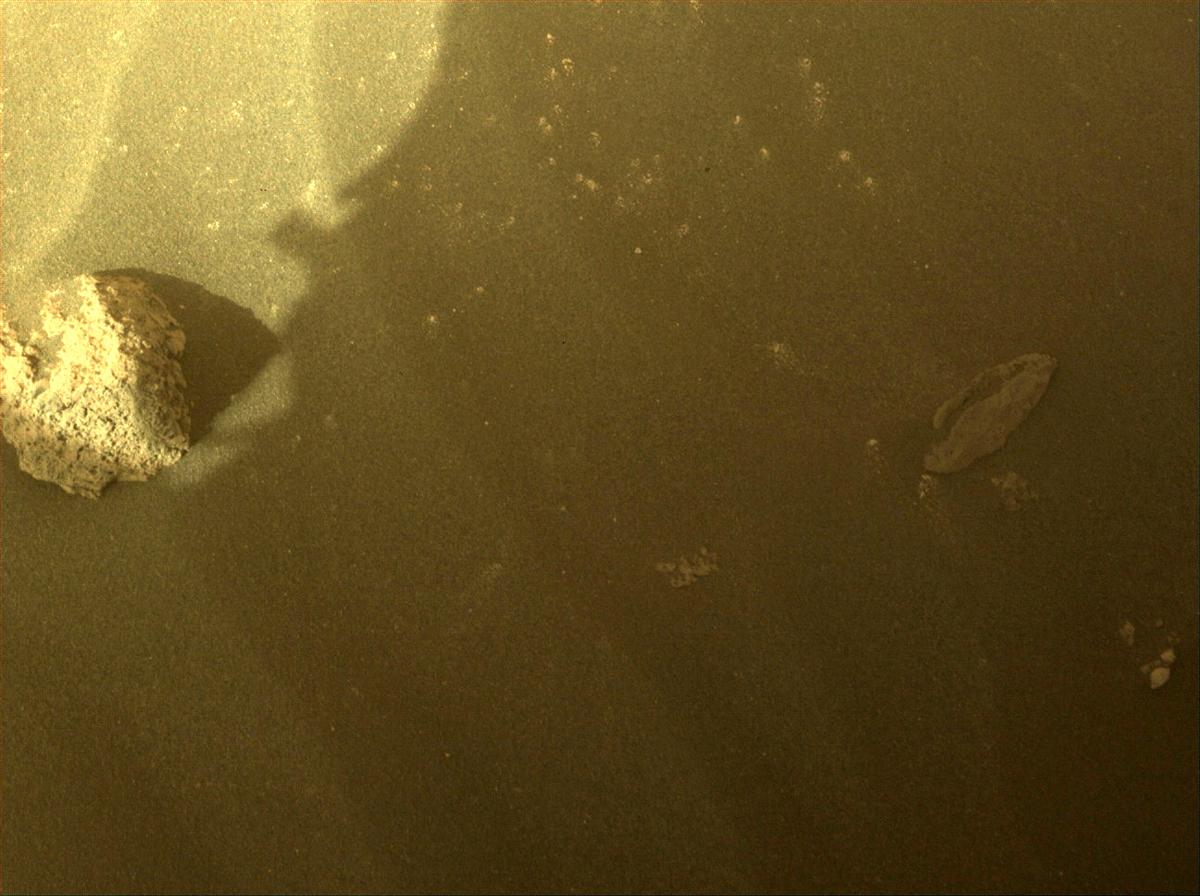 This image was taken by FRONT_HAZCAM_LEFT_A onboard NASA's Mars rover Perseverance on Sol 491