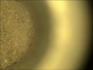 View image taken on Mars, Mars Perseverance Sol 495: Sample Caching System Camera (CacheCam)