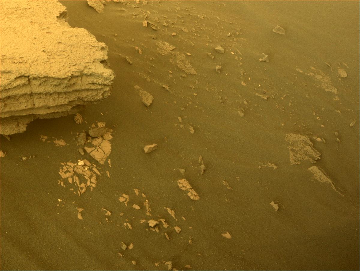 This image was taken by FRONT_HAZCAM_RIGHT_A onboard NASA's Mars rover Perseverance on Sol 495