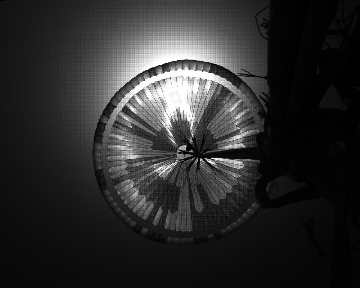 This image was taken by EDL_PUCAM1 onboard NASA's Mars rover Perseverance on Sol 498