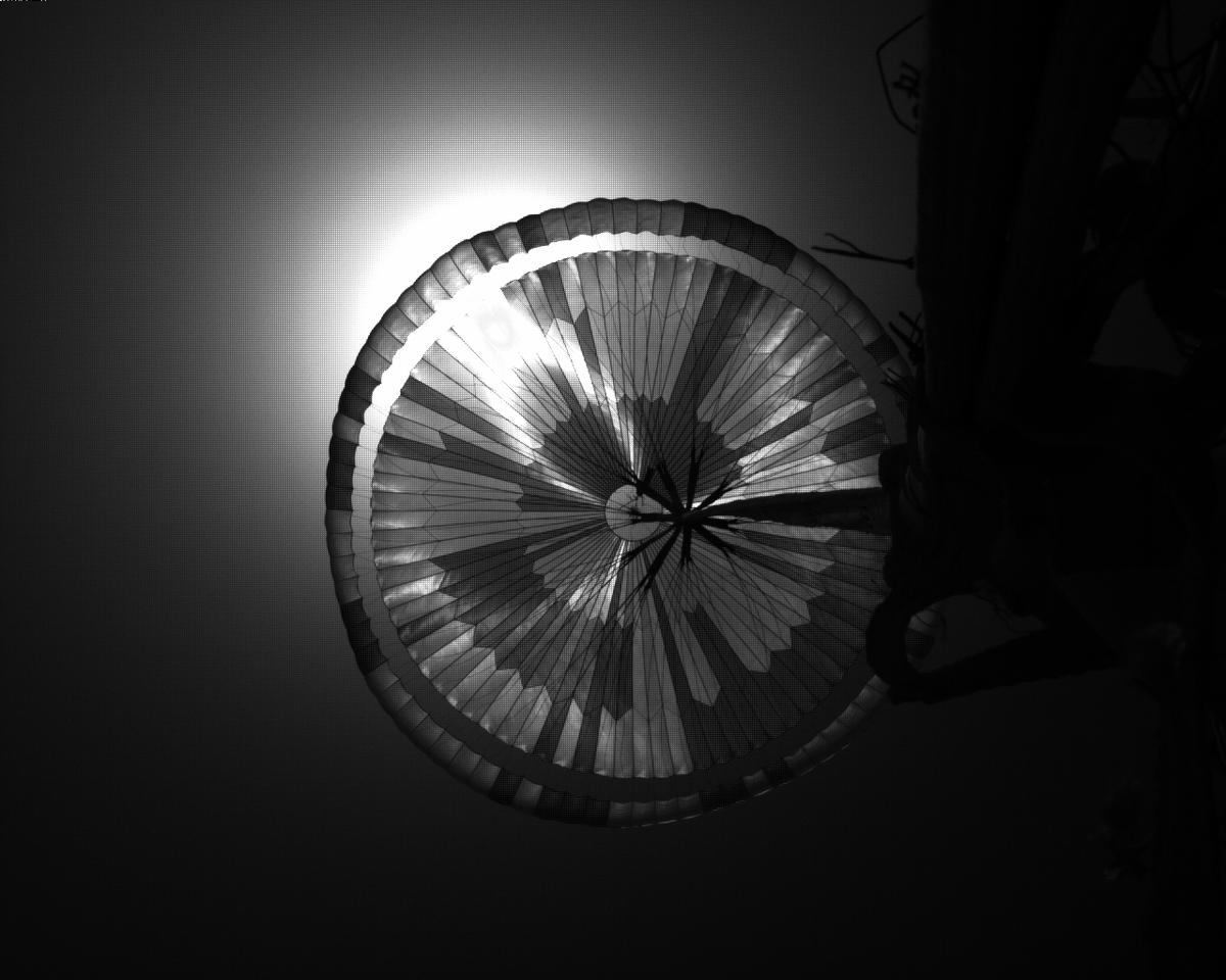 This image was taken by EDL_PUCAM1 onboard NASA's Mars rover Perseverance on Sol 498