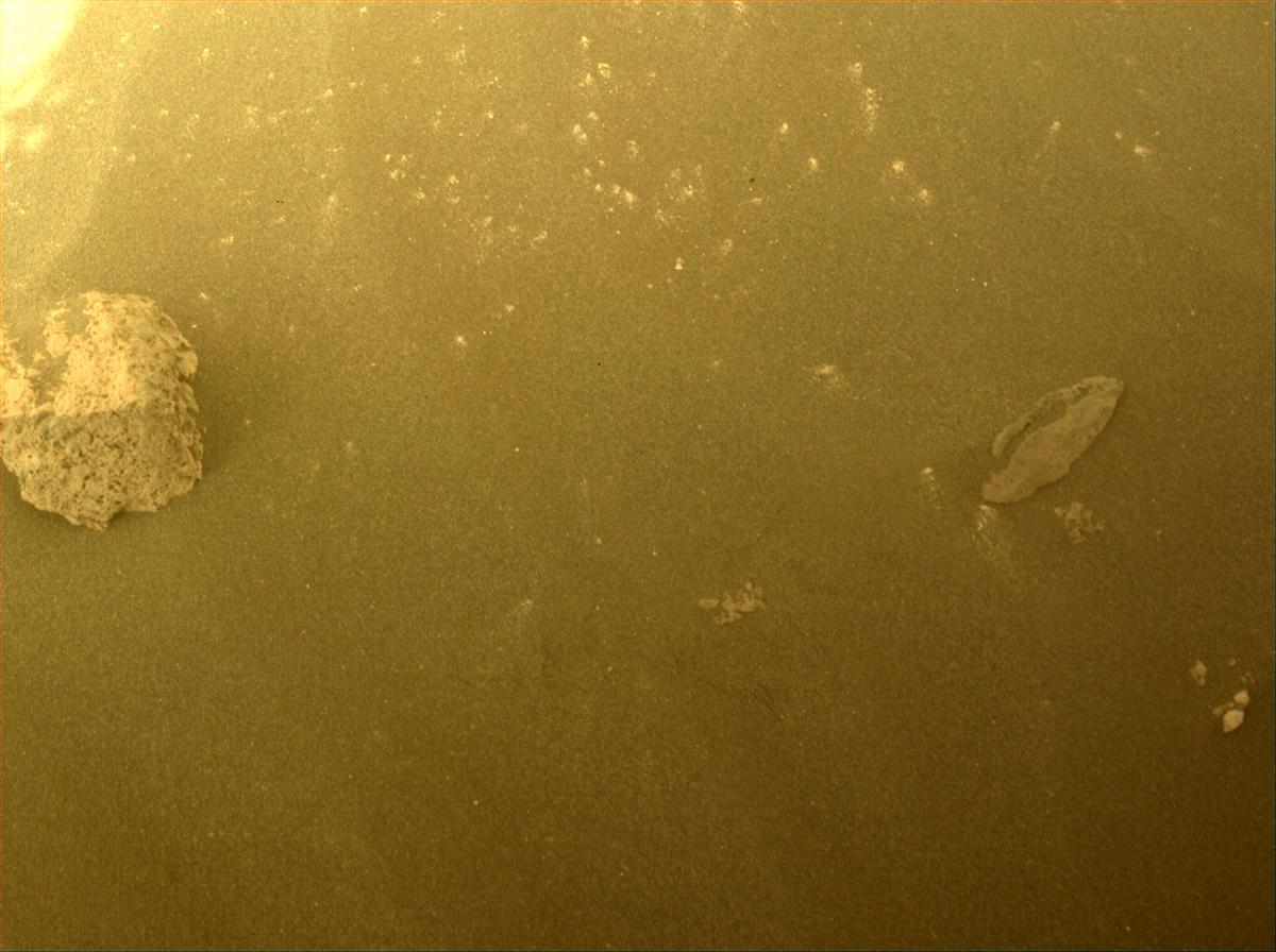 This image was taken by FRONT_HAZCAM_LEFT_A onboard NASA's Mars rover Perseverance on Sol 498