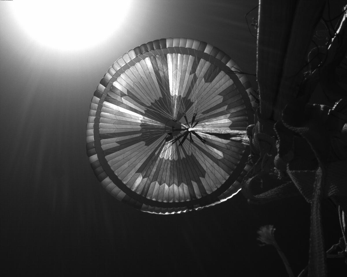 This image was taken by EDL_PUCAM1 onboard NASA's Mars rover Perseverance on Sol 501