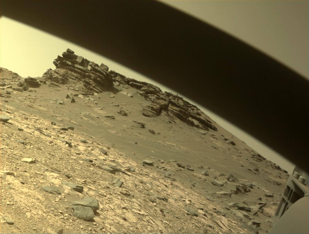 This image was taken by FRONT_HAZCAM_RIGHT_A onboard NASA's Mars rover Perseverance on Sol 502