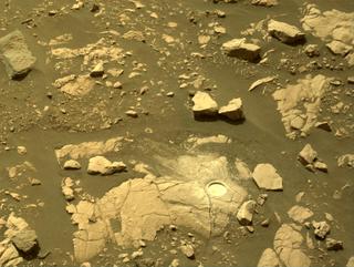 View image taken on Mars, Mars Perseverance Sol 504: Left Navigation Camera (Navcam)