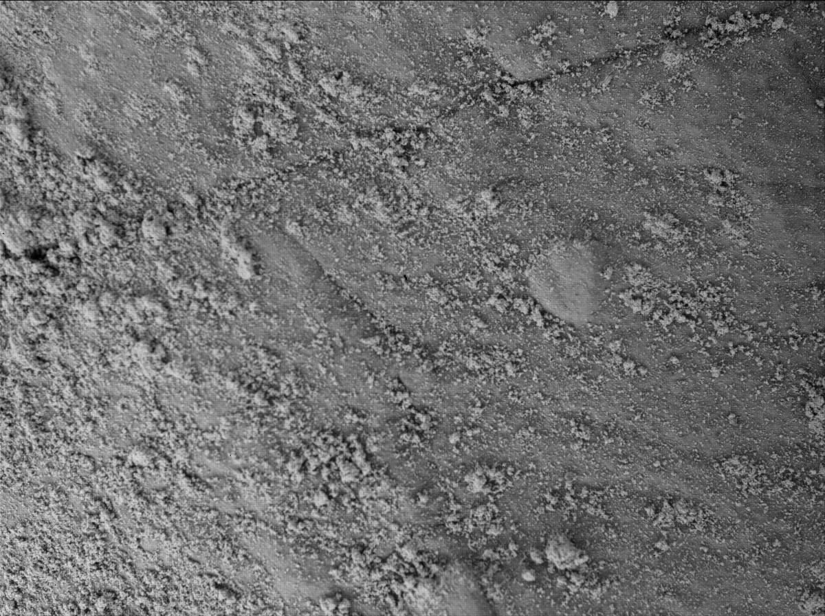 This image was taken by SHERLOC_WATSON onboard NASA's Mars rover Perseverance on Sol 505