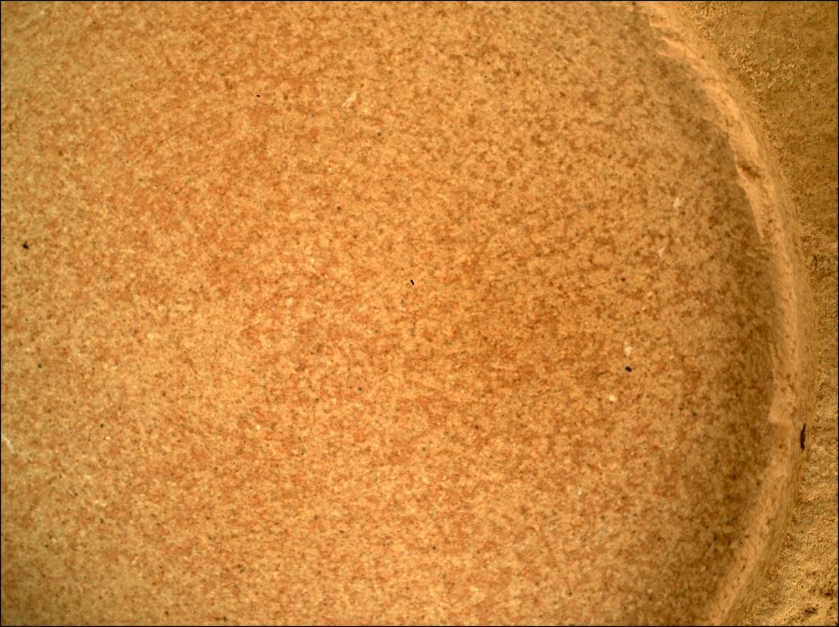 This image was taken by SHERLOC_WATSON onboard NASA's Mars rover Perseverance on Sol 505