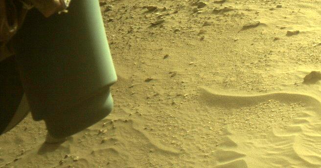 This image was taken by FRONT_HAZCAM_LEFT_A onboard NASA's Mars rover Perseverance on Sol 509
