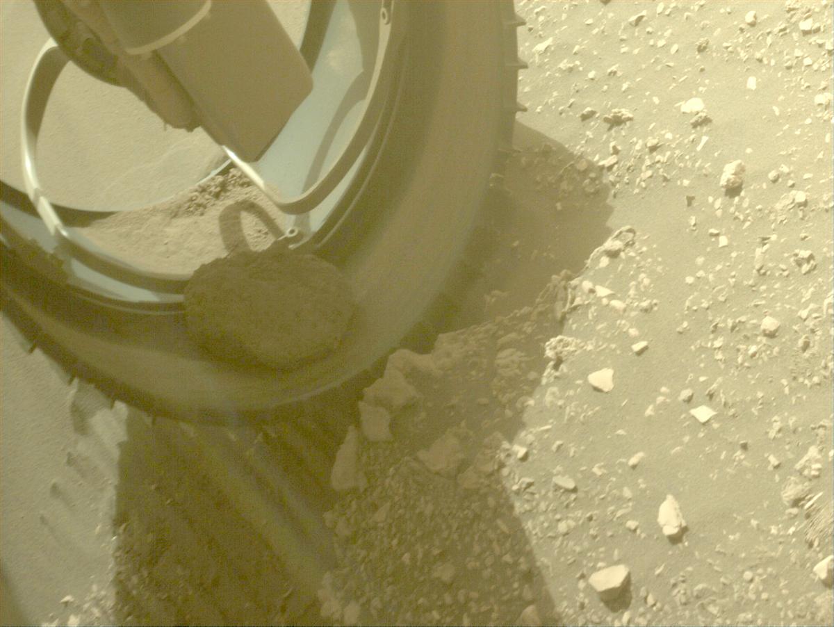 This image was taken by FRONT_HAZCAM_LEFT_A onboard NASA's Mars rover Perseverance on Sol 510
