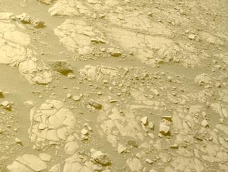 View image taken on Mars, Mars Perseverance Sol 510: Front Right Hazard Avoidance Camera (Hazcam)