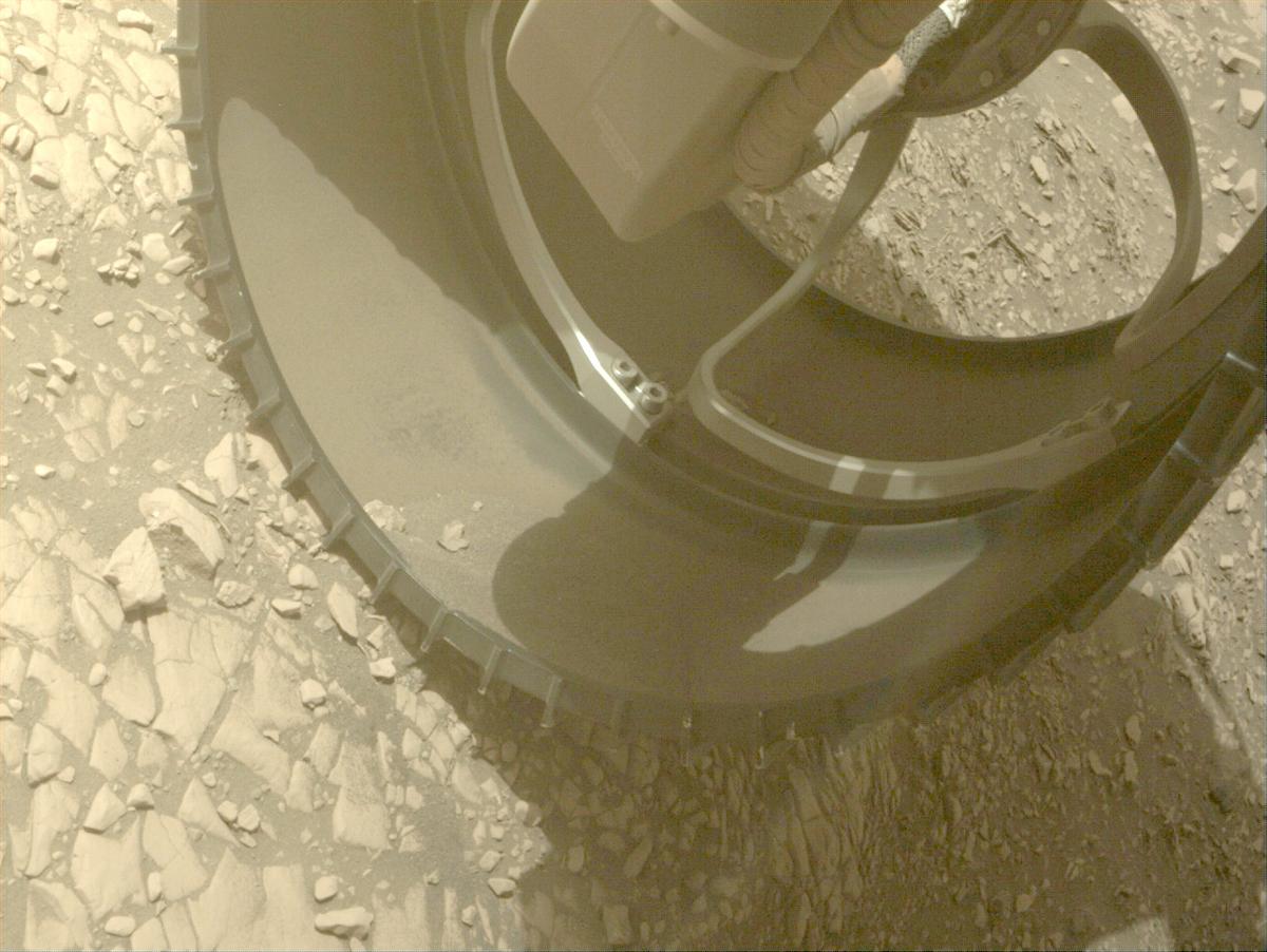 This image was taken by FRONT_HAZCAM_RIGHT_A onboard NASA's Mars rover Perseverance on Sol 510