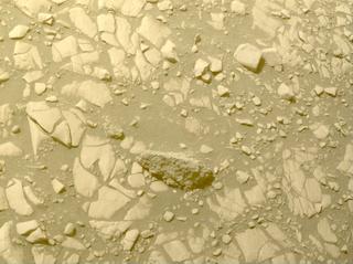 View image taken on Mars, Mars Perseverance Sol 510: Front Right Hazard Avoidance Camera (Hazcam)