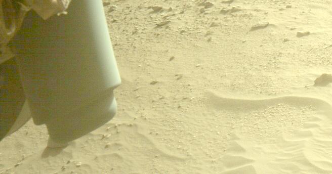 This image was taken by FRONT_HAZCAM_LEFT_A onboard NASA's Mars rover Perseverance on Sol 516