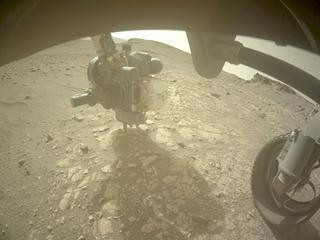 View image taken on Mars, Mars Perseverance Sol 516: Front Right Hazard Avoidance Camera (Hazcam)