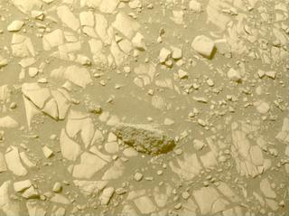 View image taken on Mars, Mars Perseverance Sol 517: Front Right Hazard Avoidance Camera (Hazcam)