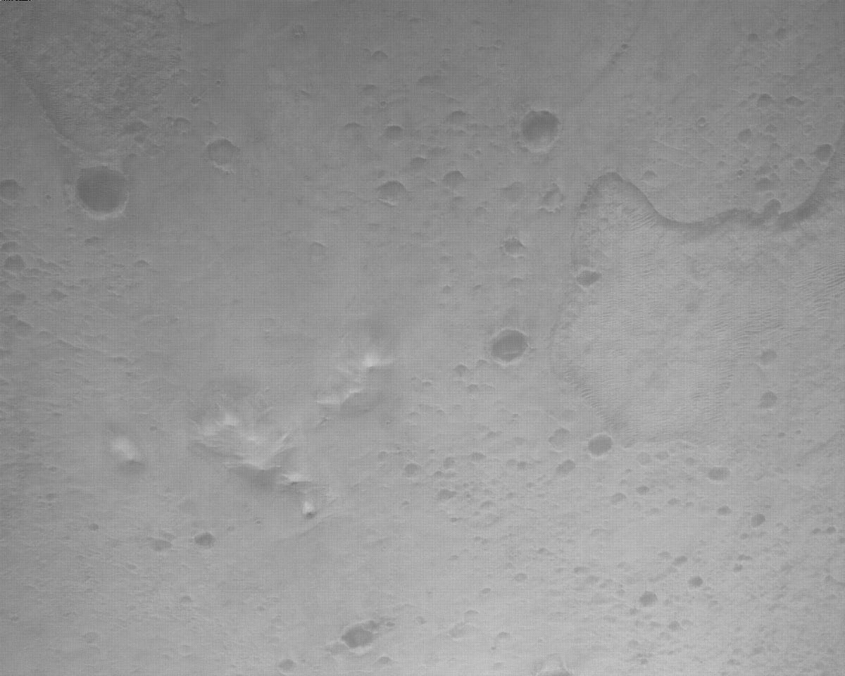 This image was taken by EDL_RDCAM onboard NASA's Mars rover Perseverance on Sol 518