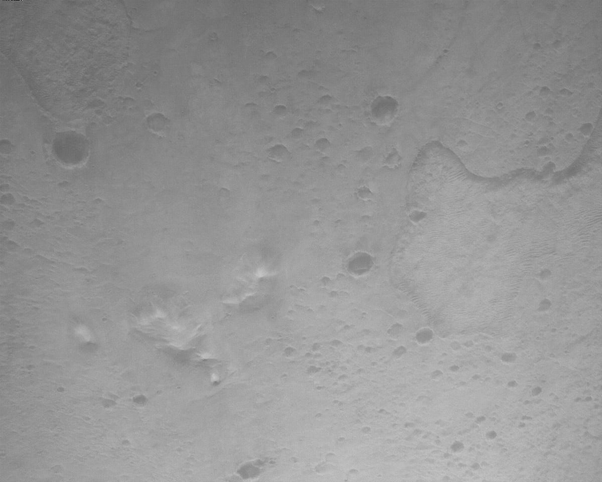 This image was taken by EDL_RDCAM onboard NASA's Mars rover Perseverance on Sol 518