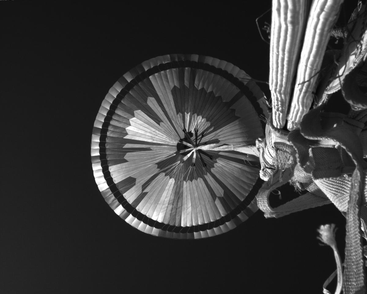 This image was taken by EDL_PUCAM1 onboard NASA's Mars rover Perseverance on Sol 519