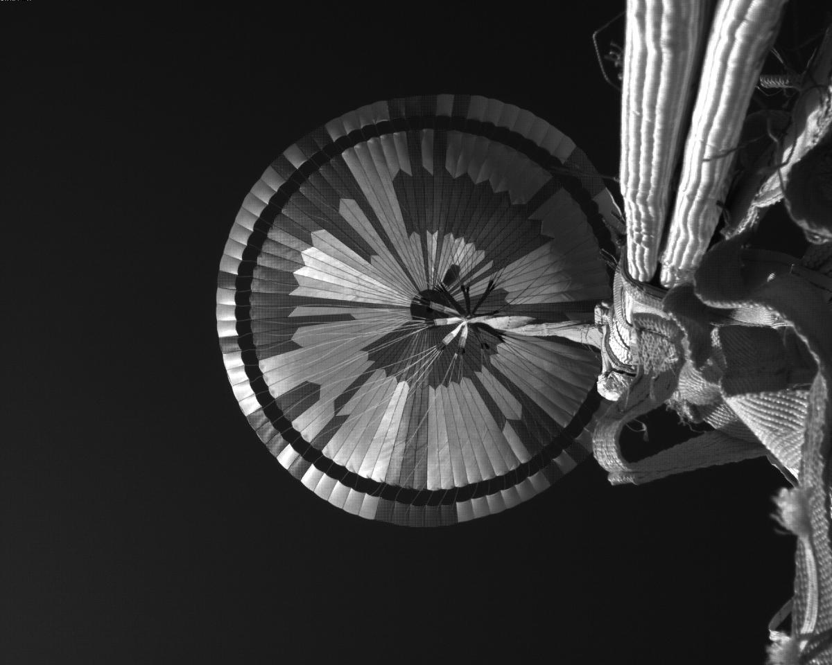 This image was taken by EDL_PUCAM1 onboard NASA's Mars rover Perseverance on Sol 519