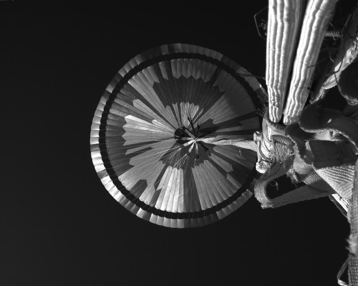 This image was taken by EDL_PUCAM1 onboard NASA's Mars rover Perseverance on Sol 519