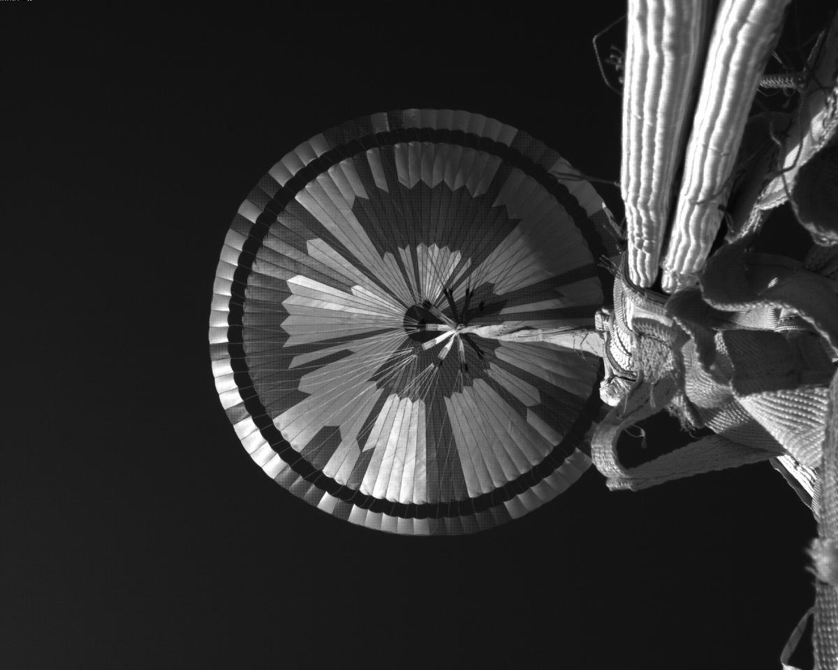 This image was taken by EDL_PUCAM1 onboard NASA's Mars rover Perseverance on Sol 519