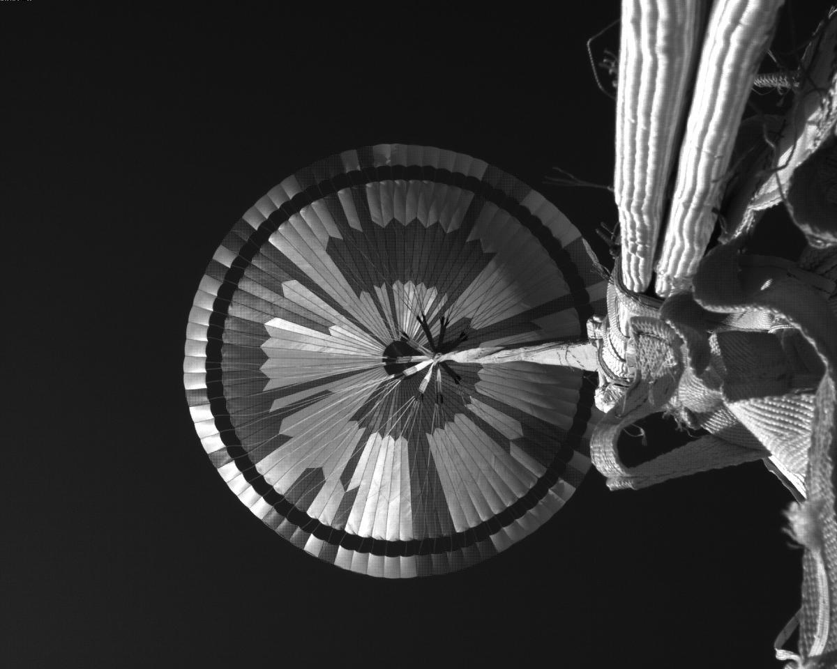 This image was taken by EDL_PUCAM1 onboard NASA's Mars rover Perseverance on Sol 519