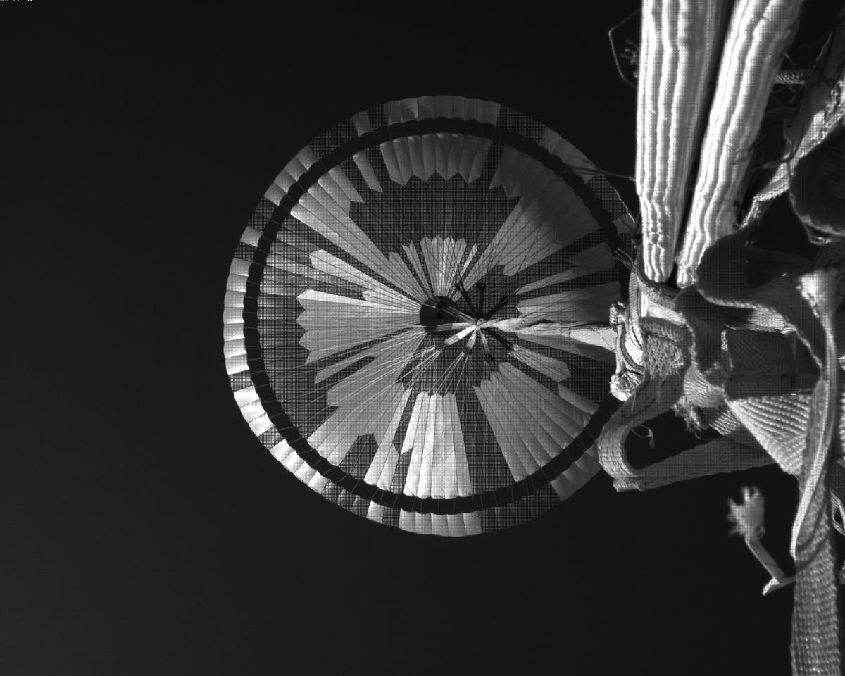 This image was taken by EDL_PUCAM1 onboard NASA's Mars rover Perseverance on Sol 519