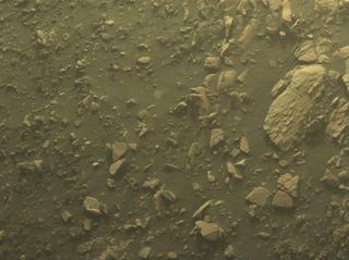 View image taken on Mars, Mars Perseverance Sol 520: Front Left Hazard Avoidance Camera (Hazcam)