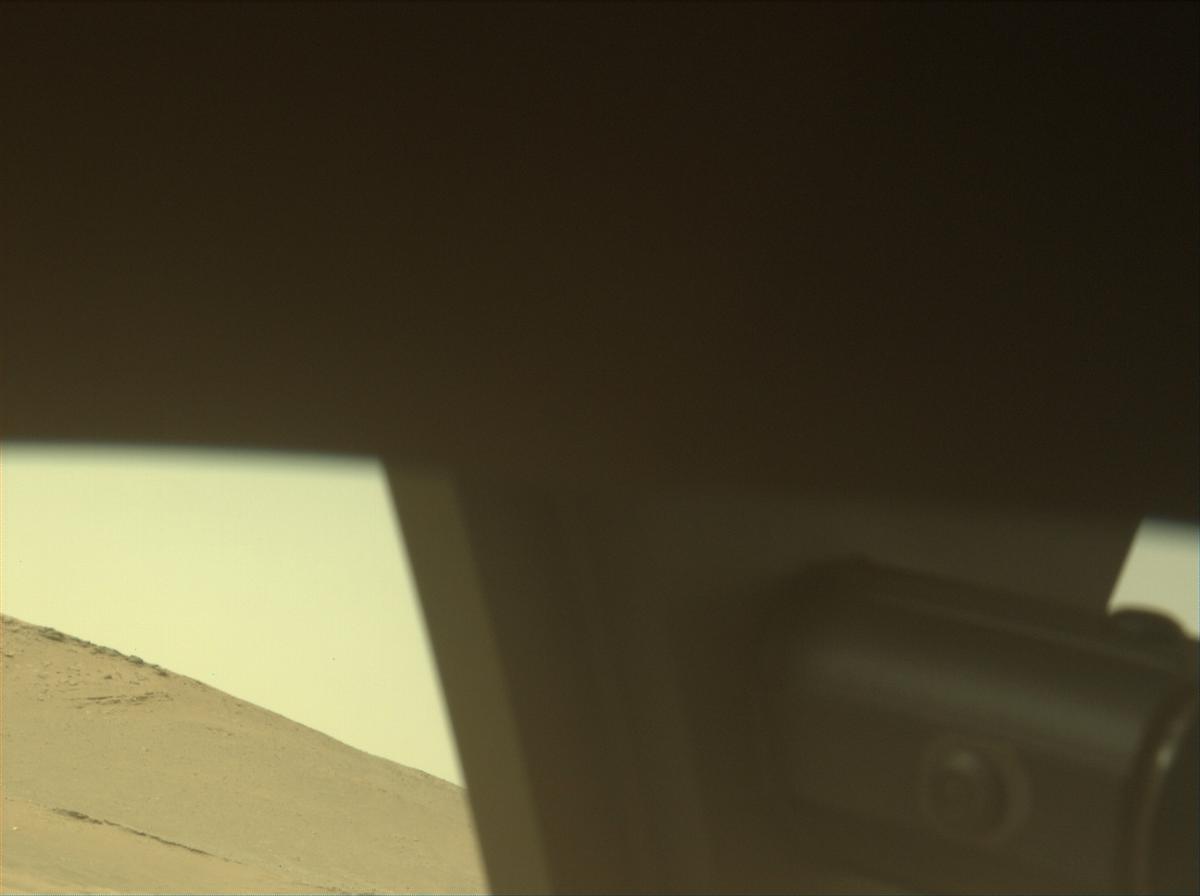 This image was taken by FRONT_HAZCAM_RIGHT_A onboard NASA's Mars rover Perseverance on Sol 521