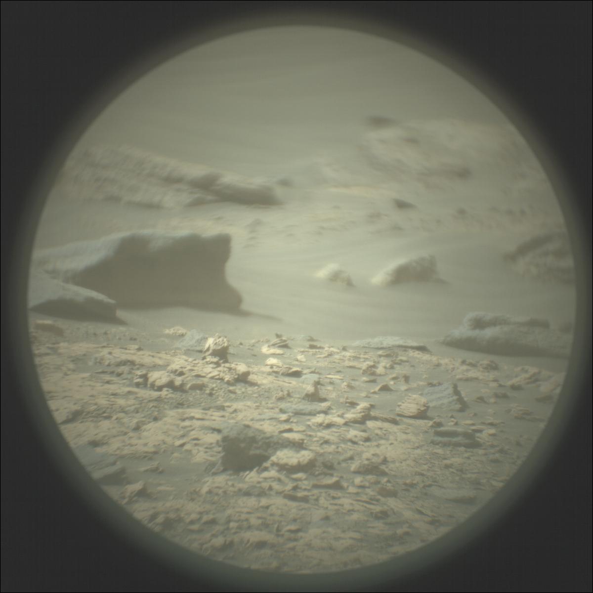 This image was taken by SUPERCAM_RMI onboard NASA's Mars rover Perseverance on Sol 523