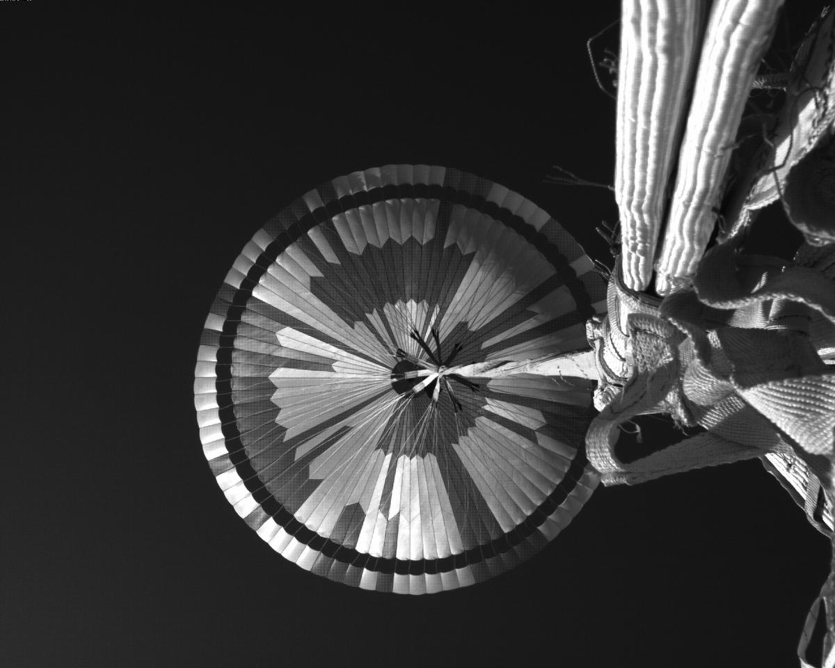 This image was taken by EDL_PUCAM1 onboard NASA's Mars rover Perseverance on Sol 524