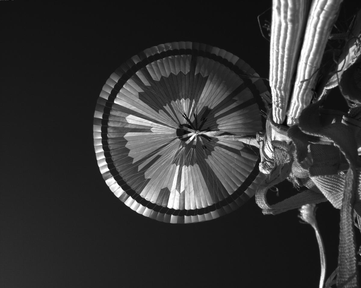 This image was taken by EDL_PUCAM1 onboard NASA's Mars rover Perseverance on Sol 524