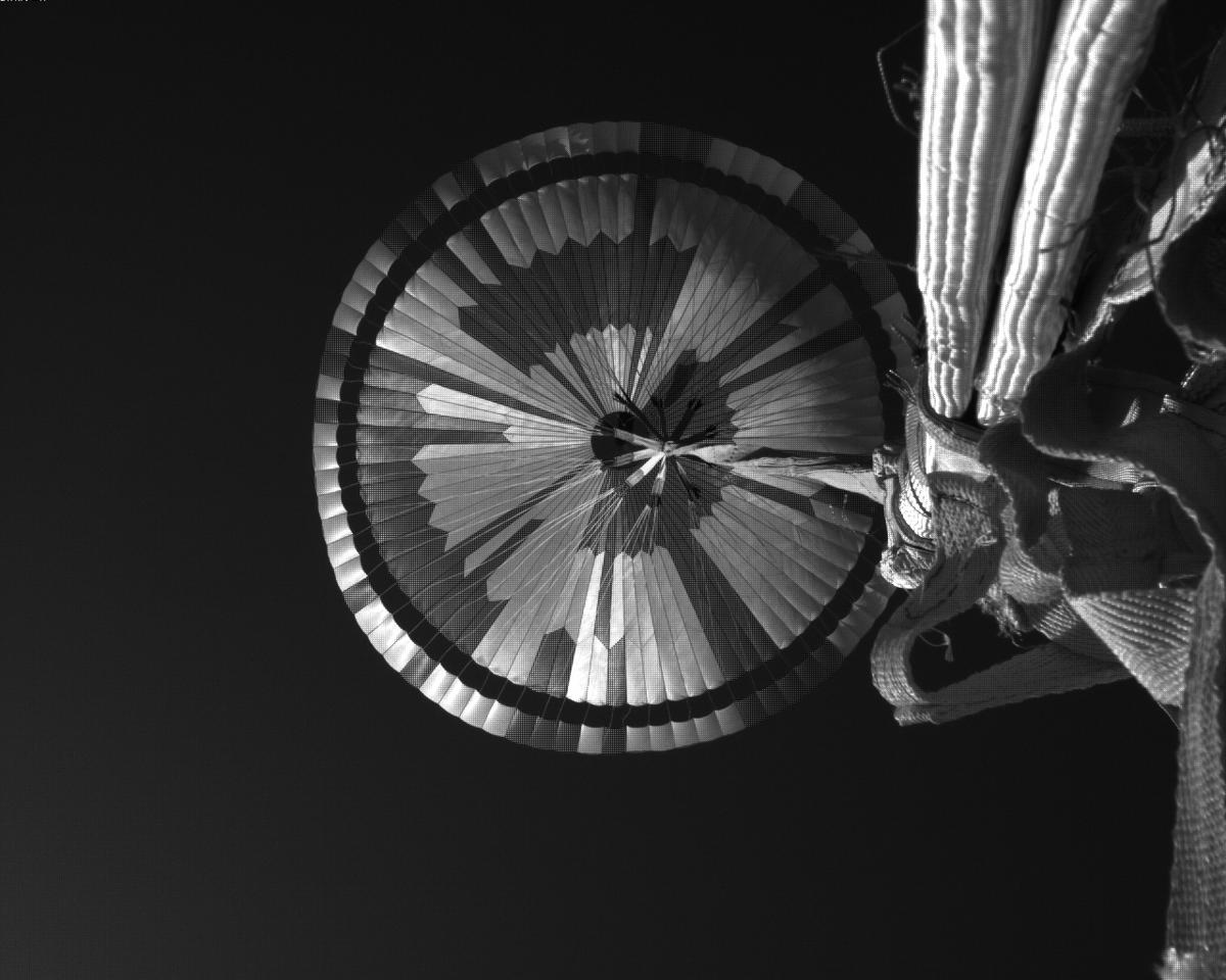 This image was taken by EDL_PUCAM1 onboard NASA's Mars rover Perseverance on Sol 524