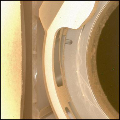 This image was taken by SHERLOC_WATSON onboard NASA's Mars rover Perseverance on Sol 524