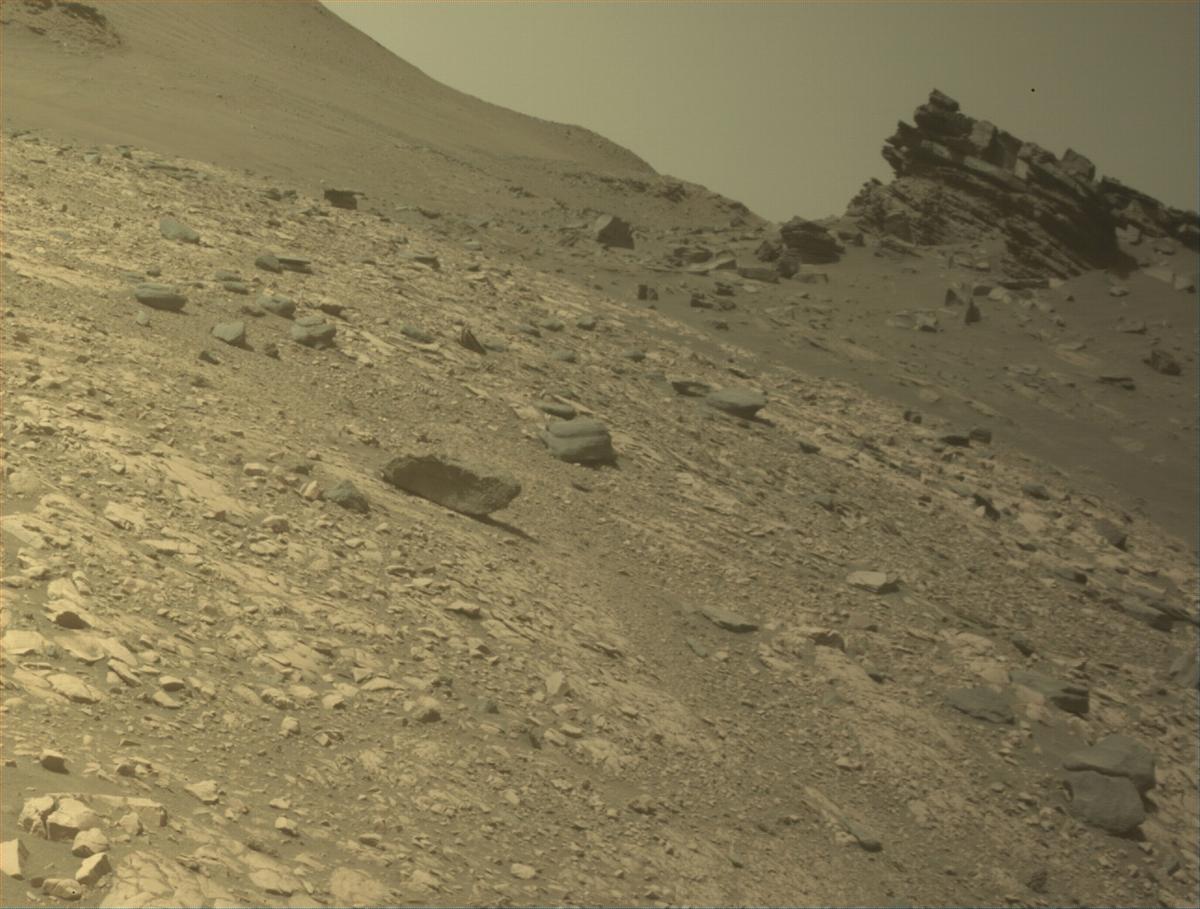 This image was taken by FRONT_HAZCAM_LEFT_A onboard NASA's Mars rover Perseverance on Sol 526