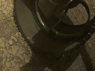 View image taken on Mars, Mars Perseverance Sol 526: Front Right Hazard Avoidance Camera (Hazcam)