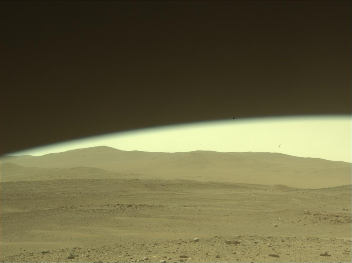 This image was taken by FRONT_HAZCAM_LEFT_A onboard NASA's Mars rover Perseverance on Sol 527