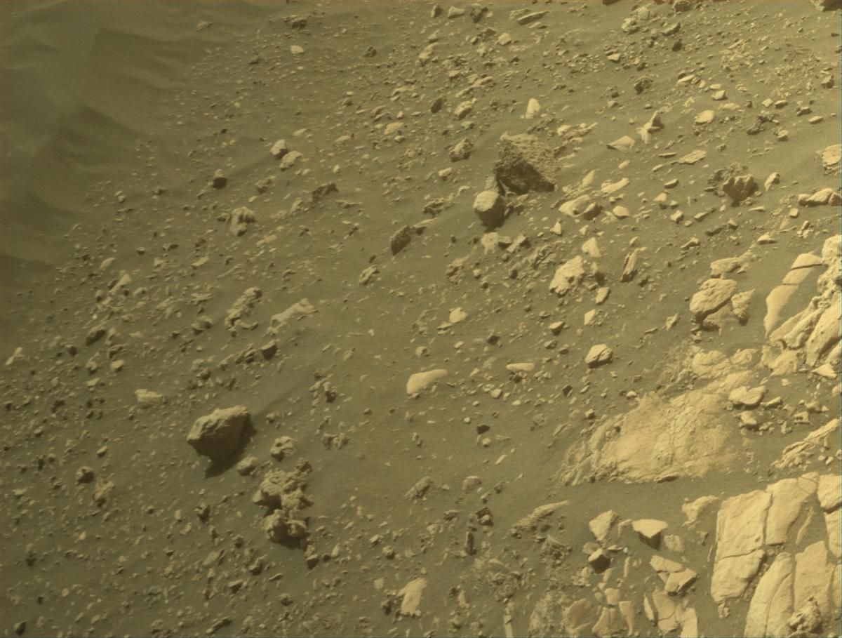 This image was taken by FRONT_HAZCAM_RIGHT_A onboard NASA's Mars rover Perseverance on Sol 527
