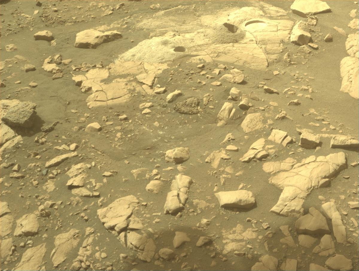 This image was taken by FRONT_HAZCAM_RIGHT_A onboard NASA's Mars rover Perseverance on Sol 527