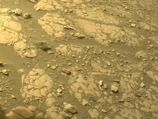 View image taken on Mars, Mars Perseverance Sol 527: Front Right Hazard Avoidance Camera (Hazcam)