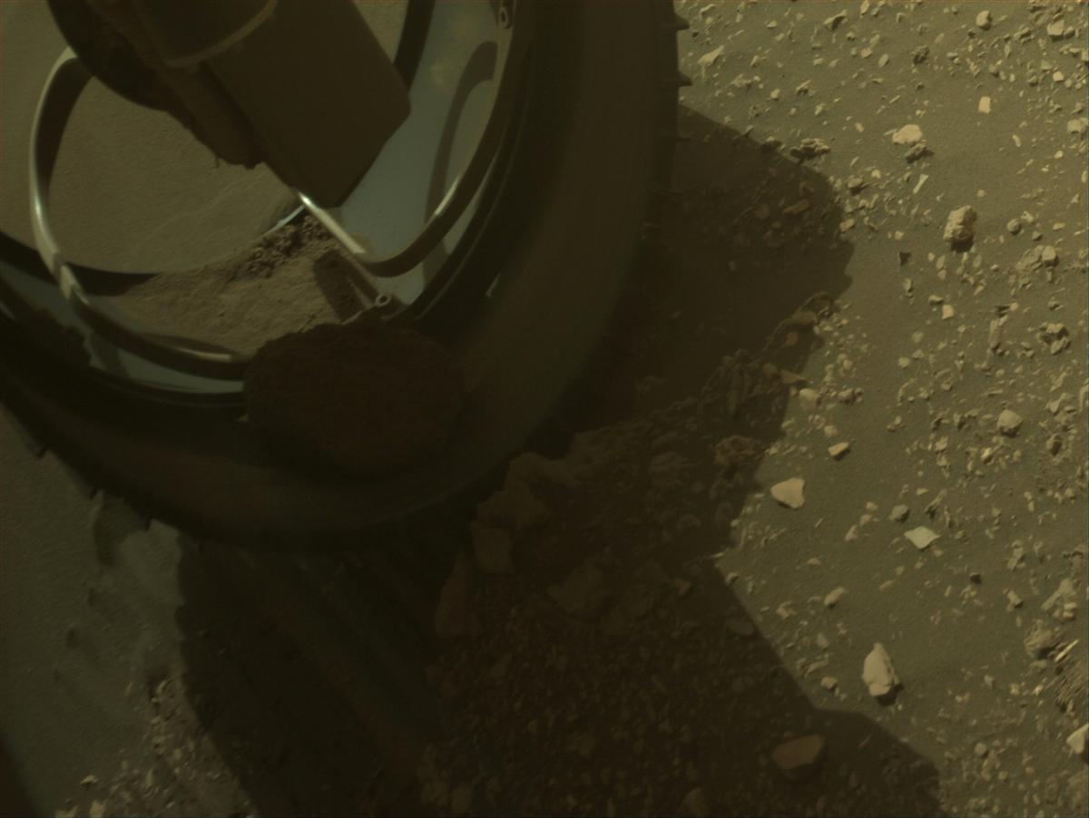 This image was taken by FRONT_HAZCAM_LEFT_A onboard NASA's Mars rover Perseverance on Sol 528
