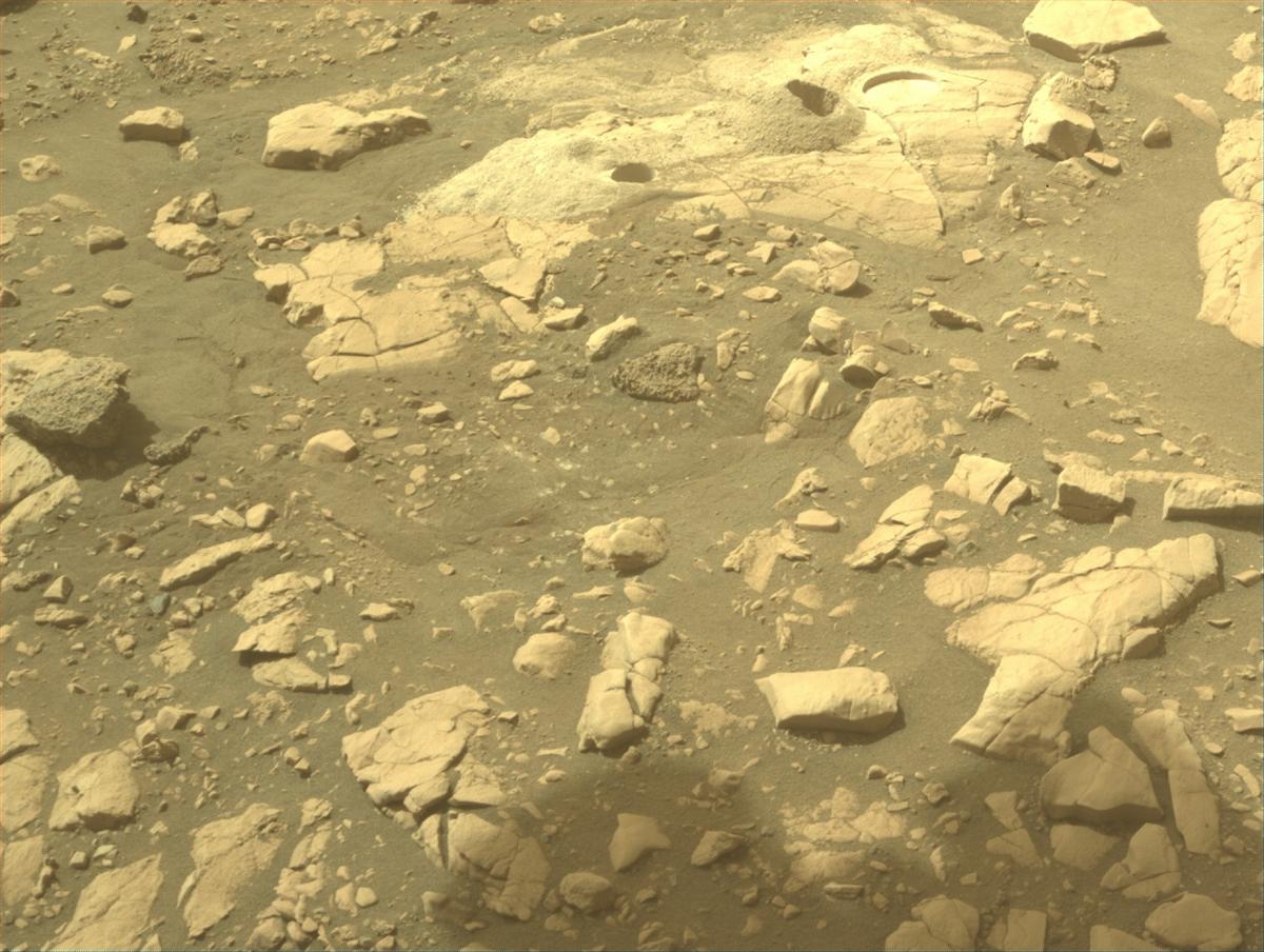 This image was taken by FRONT_HAZCAM_RIGHT_A onboard NASA's Mars rover Perseverance on Sol 528