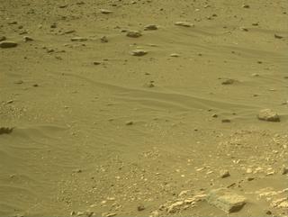 View image taken on Mars, Mars Perseverance Sol 529: Front Left Hazard Avoidance Camera (Hazcam)