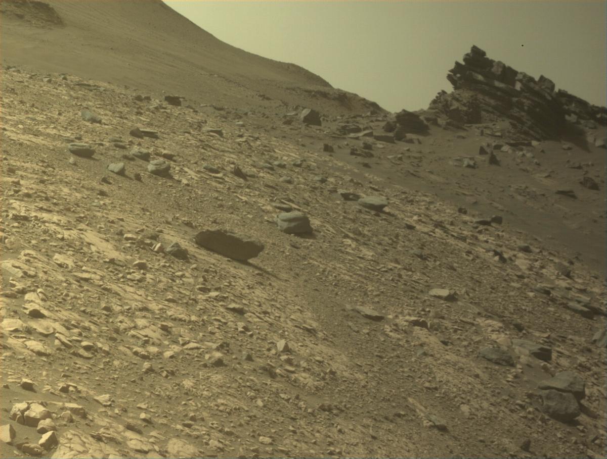 This image was taken by FRONT_HAZCAM_LEFT_A onboard NASA's Mars rover Perseverance on Sol 530