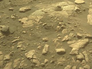 View image taken on Mars, Mars Perseverance Sol 530: Front Right Hazard Avoidance Camera (Hazcam)