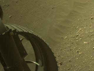 View image taken on Mars, Mars Perseverance Sol 531: Front Left Hazard Avoidance Camera (Hazcam)