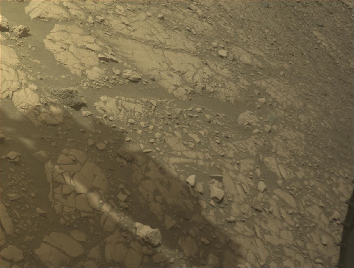 This image was taken by FRONT_HAZCAM_LEFT_A onboard NASA's Mars rover Perseverance on Sol 531