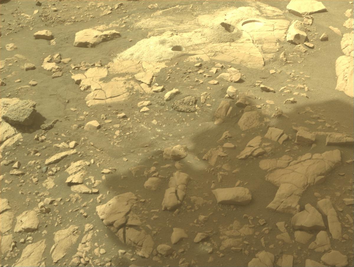 This image was taken by FRONT_HAZCAM_RIGHT_A onboard NASA's Mars rover Perseverance on Sol 531
