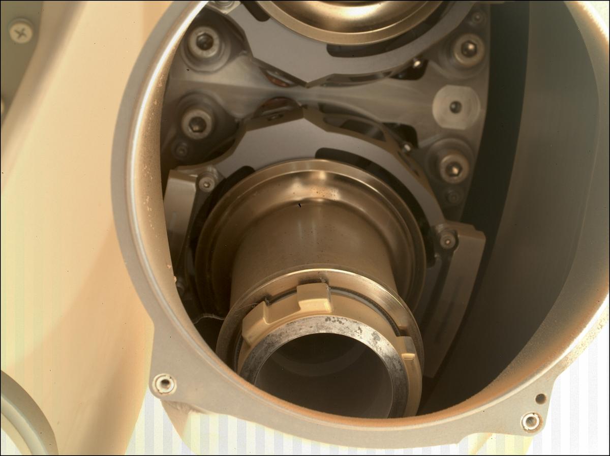 This image was taken by SHERLOC_WATSON onboard NASA's Mars rover Perseverance on Sol 531